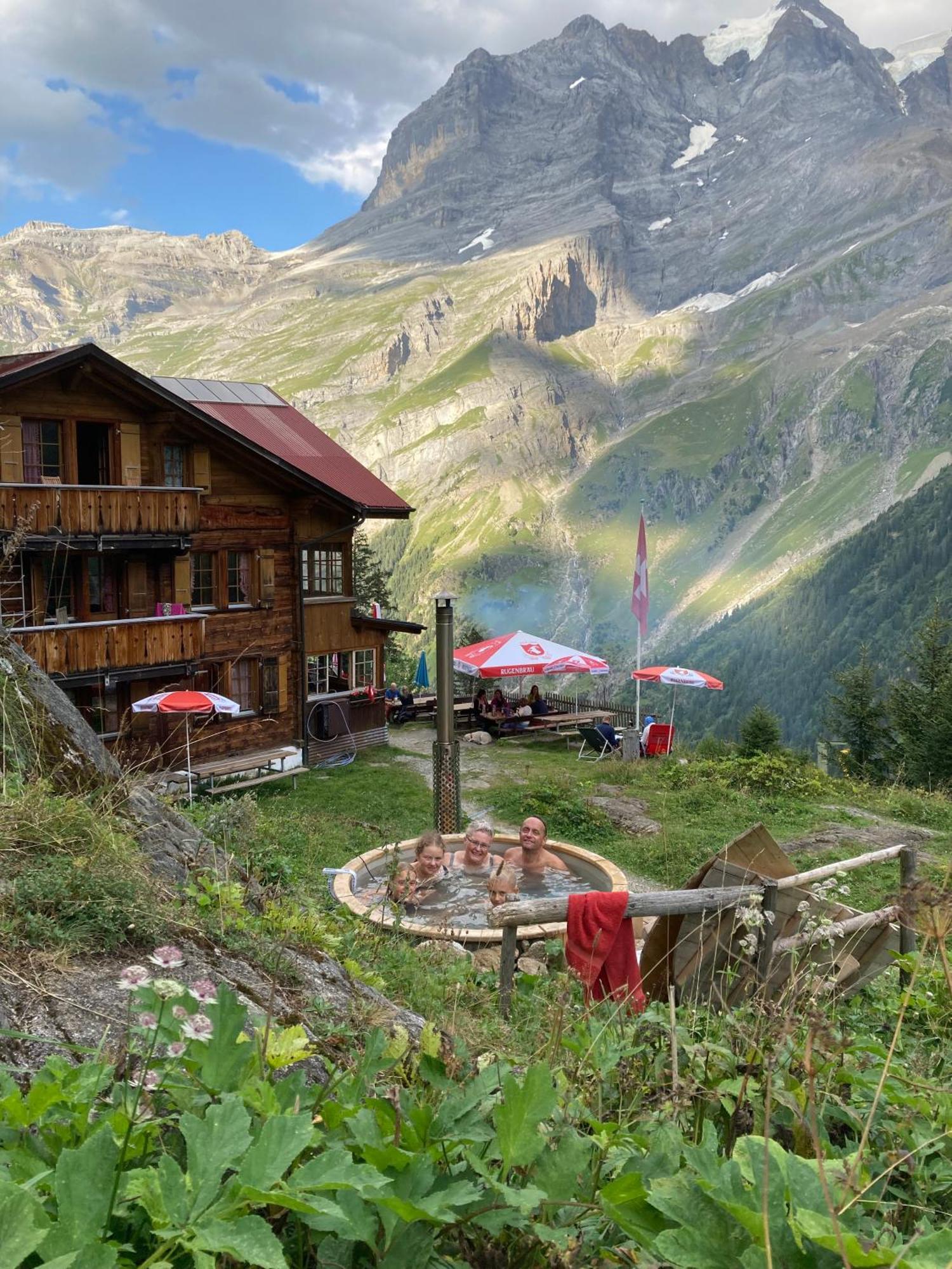 ホテル Berggasthaus Tschingelhorn シュテッヘルベルク エクステリア 写真